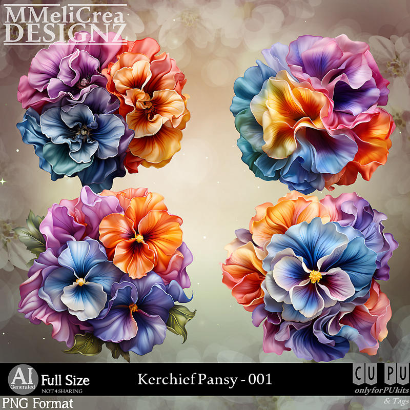 (image for) AI - Kerchief Pansy - CU001 (CU4PU/PNG/PACK)